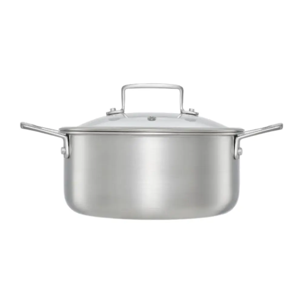 Nồi Inox Nguyên Khối, Omi Gourmet Tri-ply Stainless Steel Pot, 20cm (318 x 200 x 95mm) - INOCHI