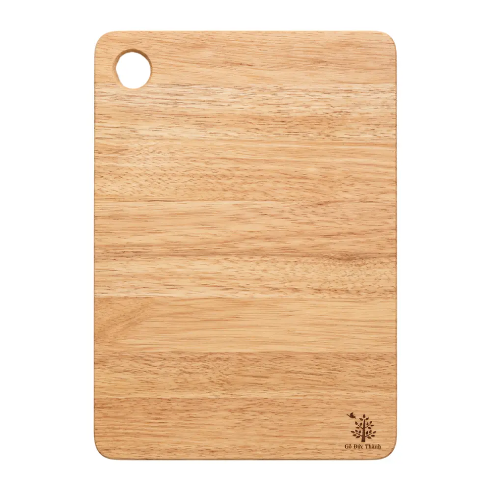 Thớt Dày Có Lỗ Treo Nhỏ, Small Thick Cutting Board with Hanging Ring (31 x 22 x 3.3cm) - GO DUC THANH