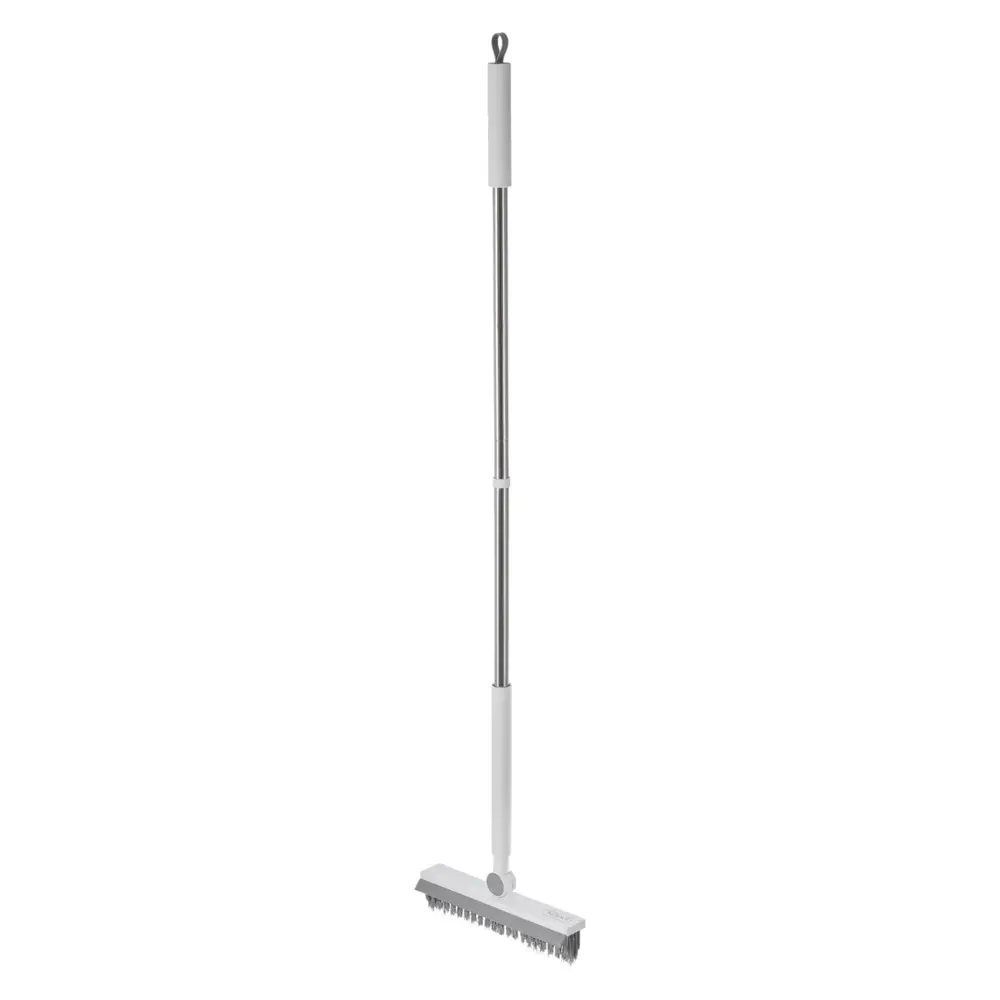 Cây Chà Sàn Xoay 180 Độ, Kirei Corner Floor Brush (260 x 38 x 1060mm) - INOCHI