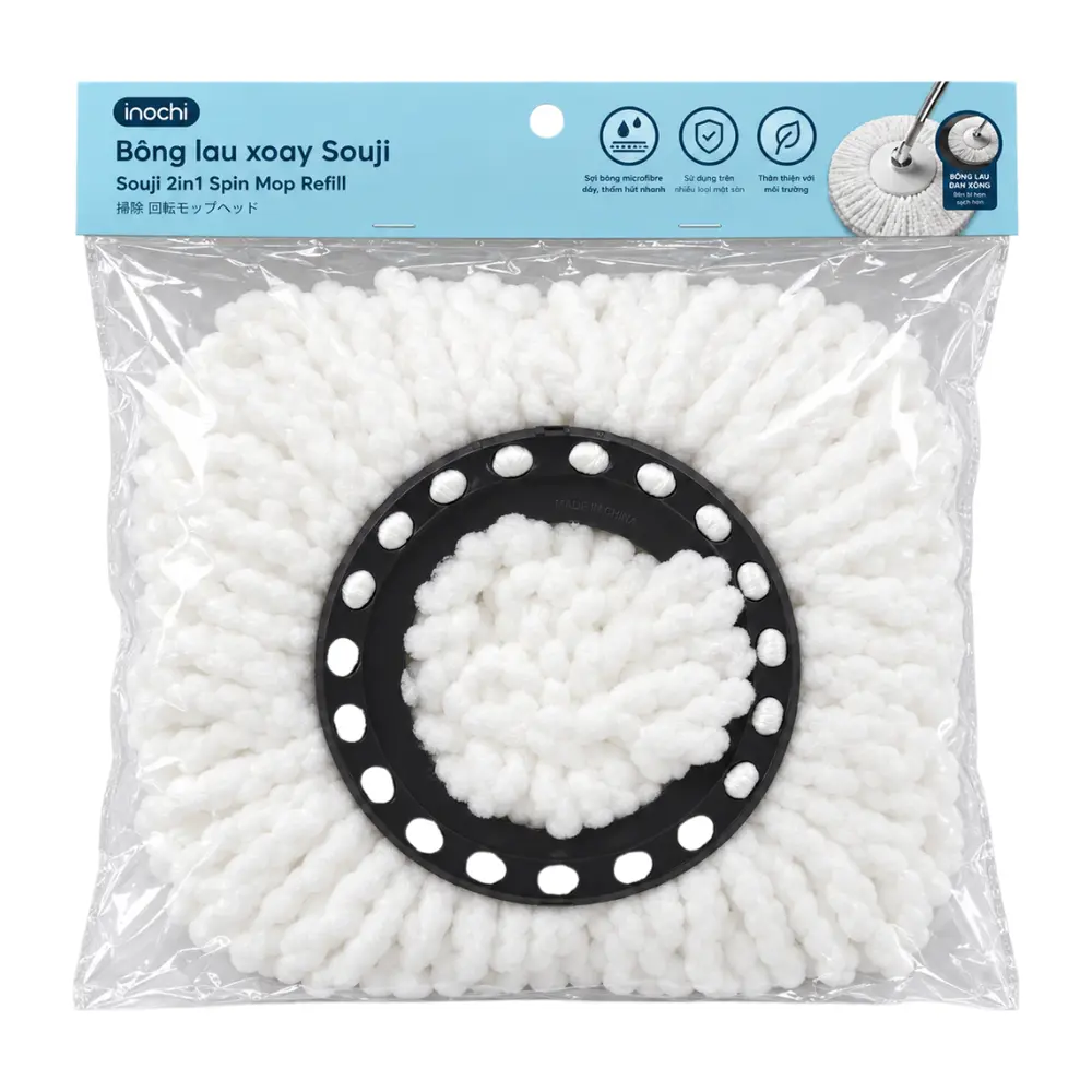 Bông Lau Xoay, Souji 2 in 1 Spin Mop Refill (350 x 45mm) - INOCHI