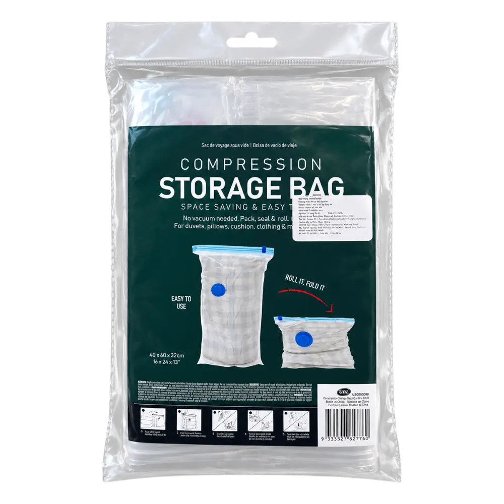 Túi Hút Chân Không, Compression Storage Bag (40 x 60 x 32cm) - UNCLE BILLS