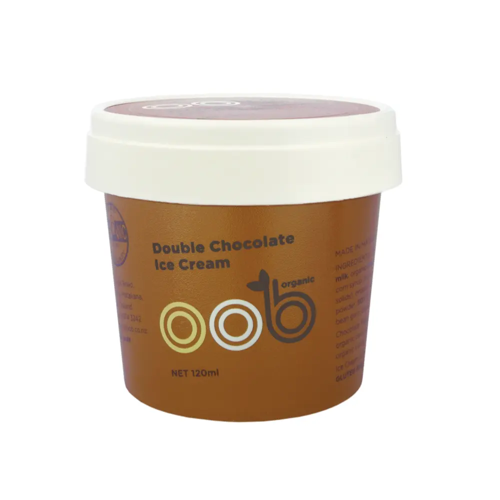 Kem Socola Hữu Cơ, Organic Double Chocolate Ice Cream (120ml) - OOB