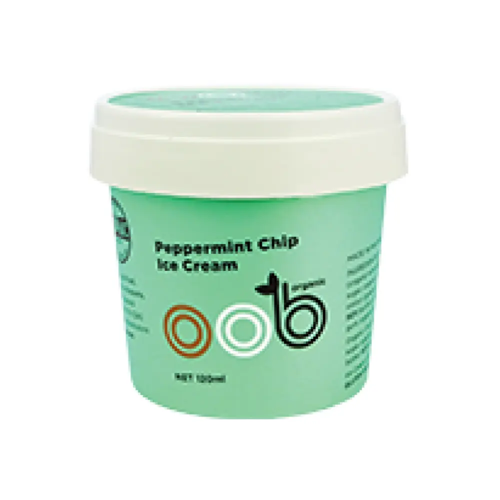 Kem Bạc Hà Socola Hữu Cơ, Organic Peppermint Chip Ice Cream (120ml) - OOB