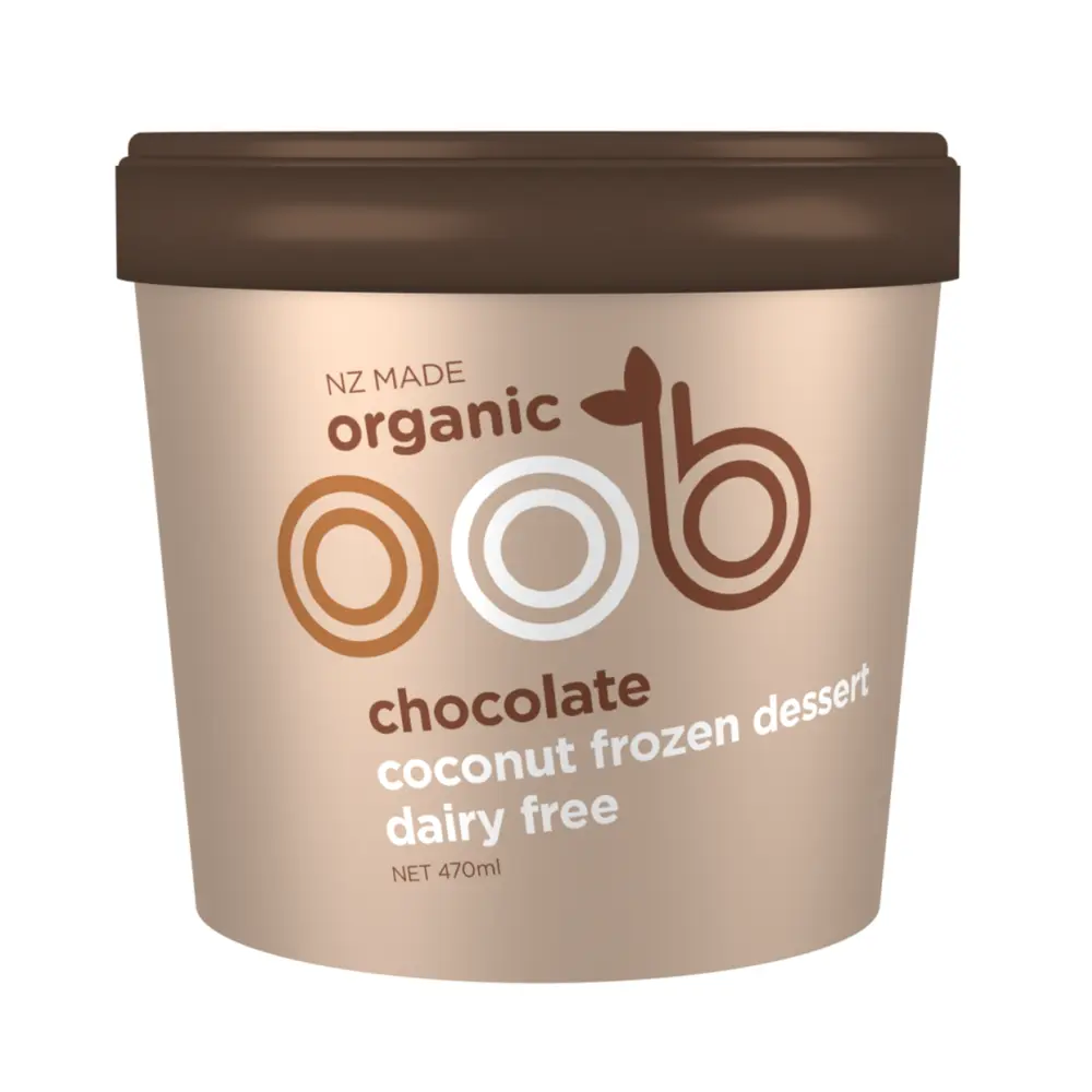 Kem Socola Dừa Hữu Cơ, Organic Chocolate Coconut Frozen Dessert, Dairy Free (470ml) - OOB