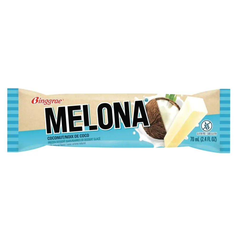 Kem Que Vị Dừa, Melona, Coconut Ice Bar, 2.37 fl oz (70ml) - BINGGRAE