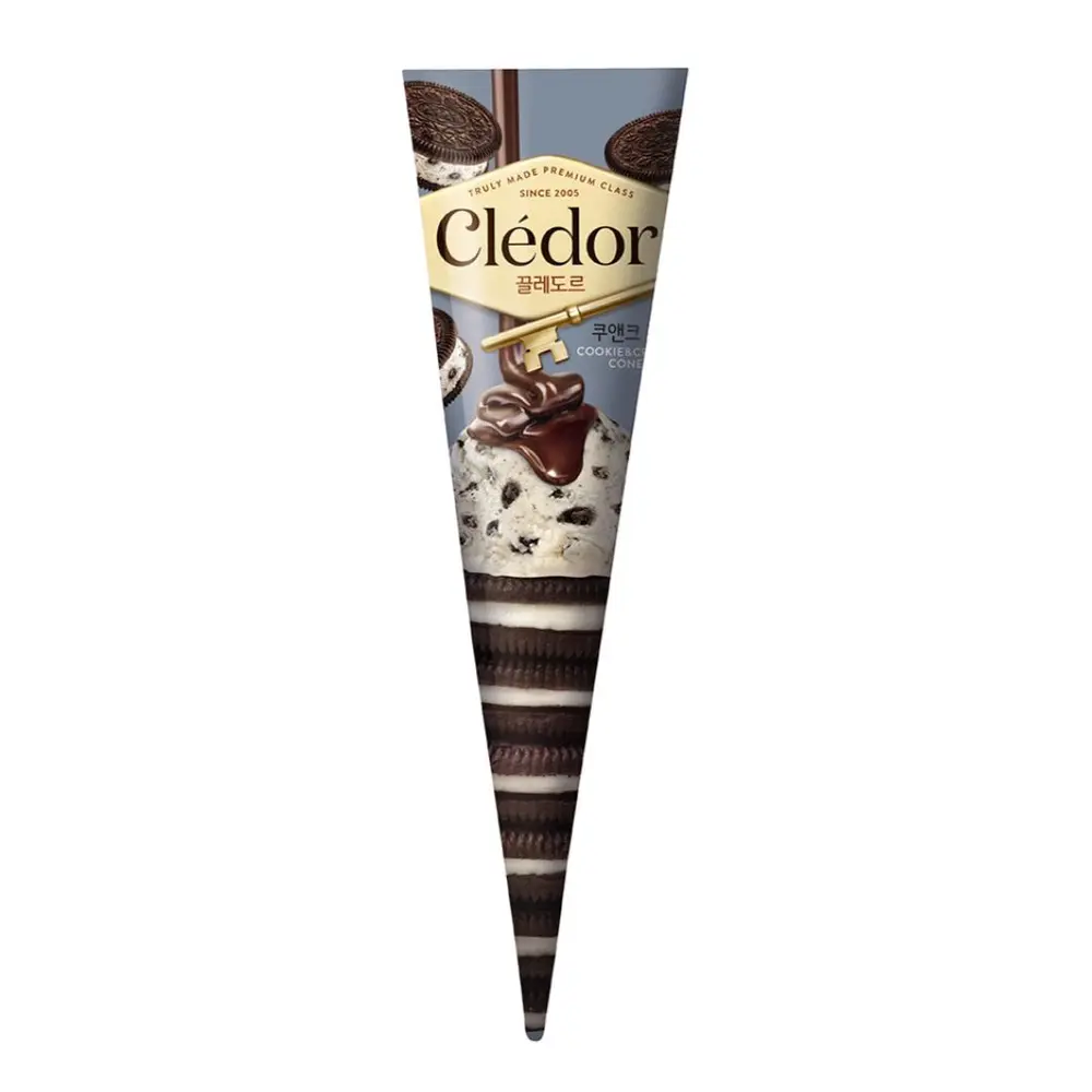 Kem Ốc Quế Cookie, Clédor, Cookie & Cream Cone (150ml) - BINGGRAE
