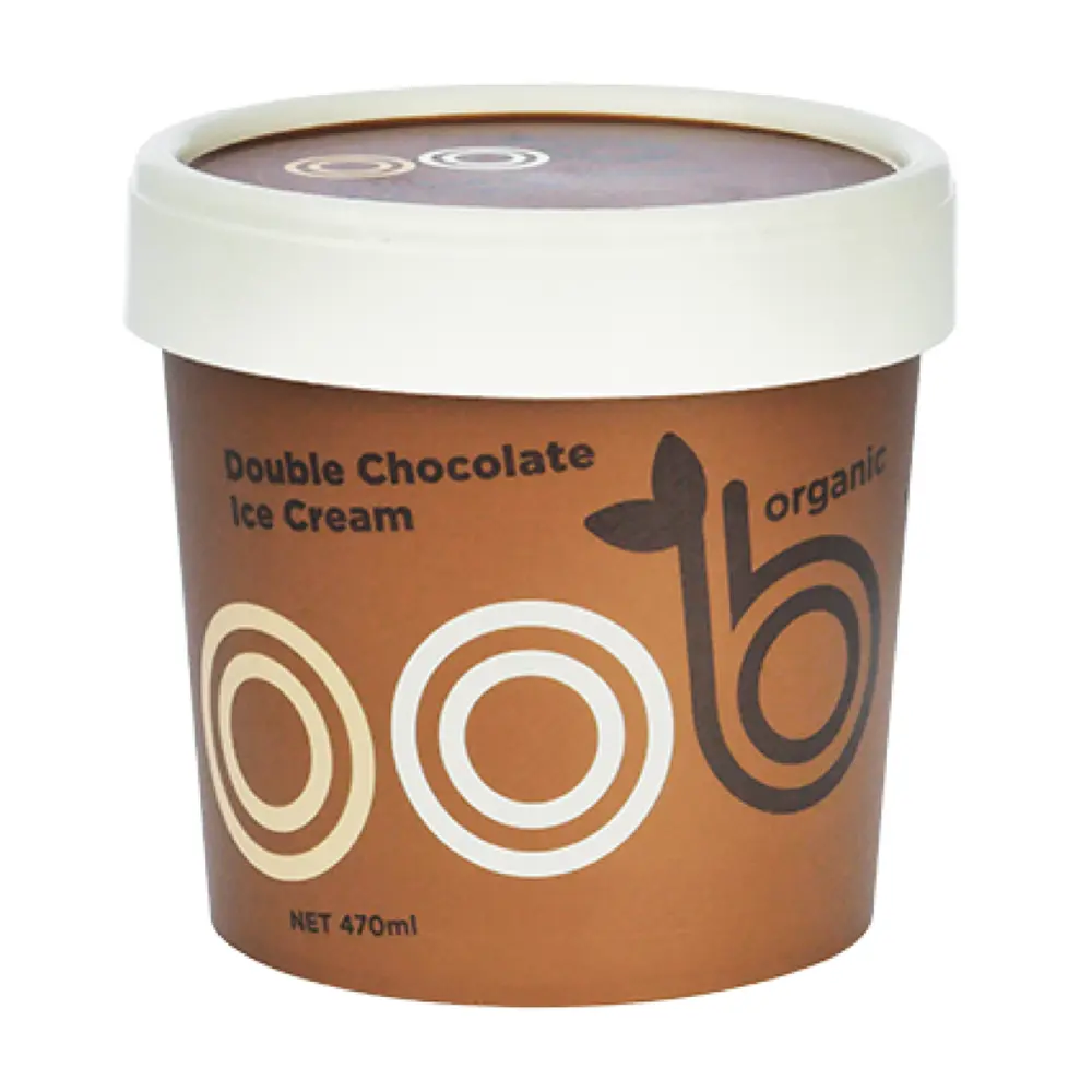 Kem Socola Hữu Cơ, Organic Double Chocolate Ice Cream (470ml) - OOB
