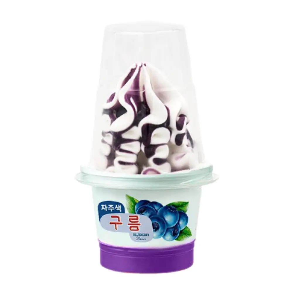 Kem Mây Tím Vị Vani & Việt Quất, Purple Clouds, Vanilla Ice Cream with Blueberry Jam (120g) - SELFIE