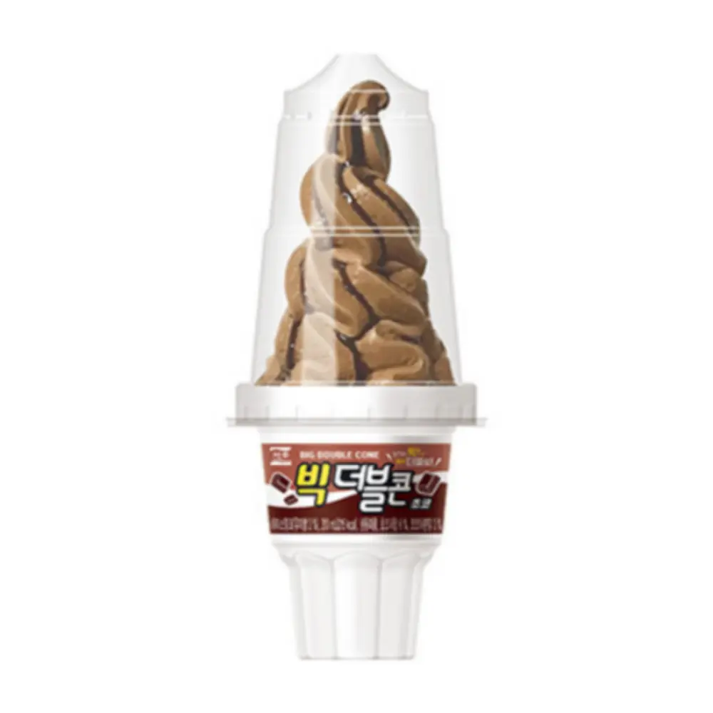 Kem Hồng Tuyết Vị Socola, Big Double Cone, Chocolate Flavor (210ml) - SEOJU