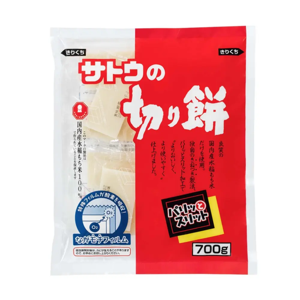 Bánh Gạo Nhật, Sato Cut Mochi Japanese Rice Cakes (400g) - KIRIMOCHI