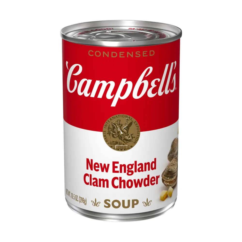 Súp Nghêu, Condensed Soup, New England Clam Chowder, 10.5 oz (298g) - CAMPBELL'S