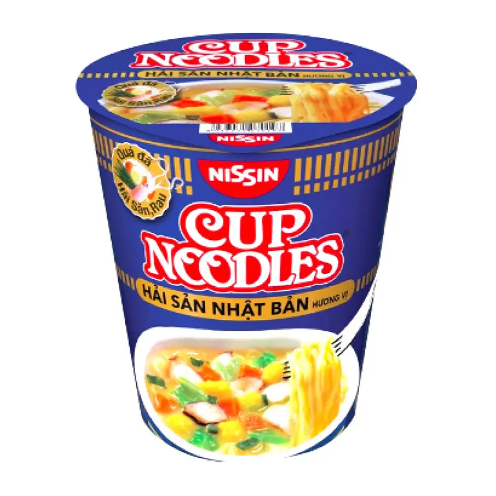 Mì Ly Vị Hải Sản Nhật Bản, Cup Noodles, Japanese Seafood Flavour (67g) - NISSIN