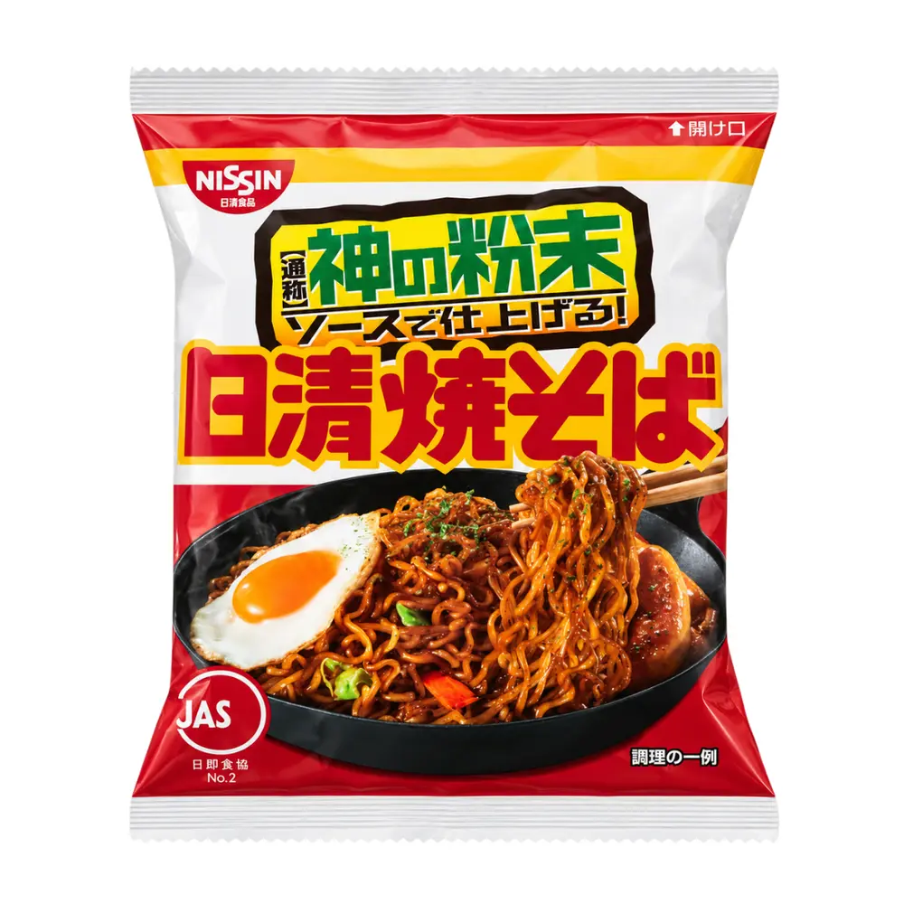 Mì Xào Ăn Liền, Yakisoba with Special Spicy Sauce (100g) - NISSIN