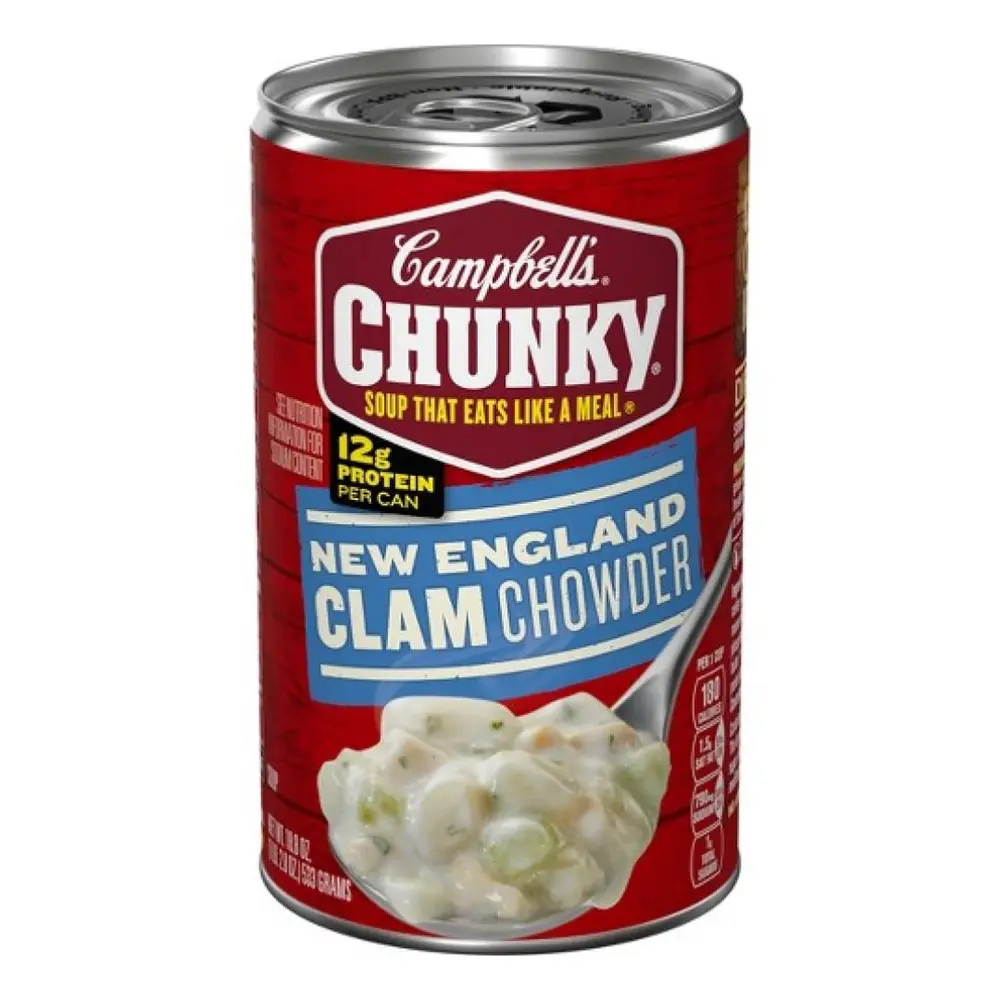 Súp Nghêu, Chunky Soup, New England Clam Chowder, 18.8 oz (533g) - CAMPBELL'S