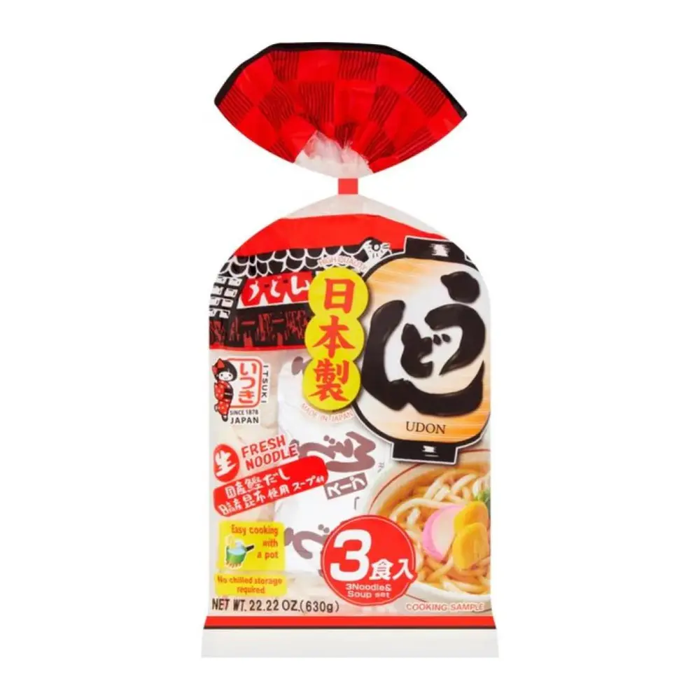 Mì Udon Tươi, Pre-Cooked Udon (627g) - ITSUKI
