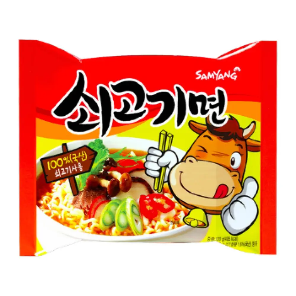 Mì Bò, Beef Ramen (120g) - SAMYANG