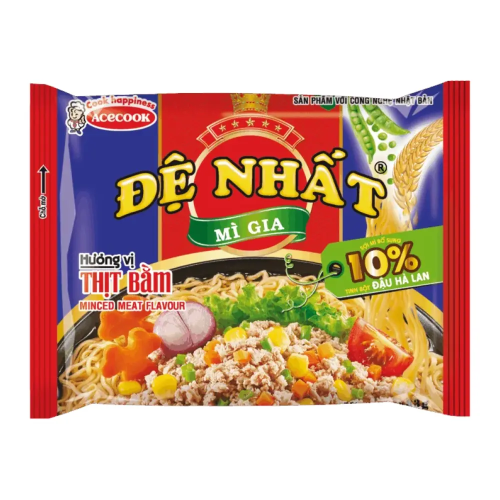 Mì Thịt Bằm Đệ Nhất, Instant Noodles, Pork Mince Flavor (83g) - ACECOOK