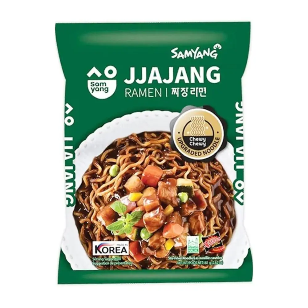 Mì Tương Đen, Chewy Chewy Jjajang Ramen, 2.82 oz (80g) - SAMYANG