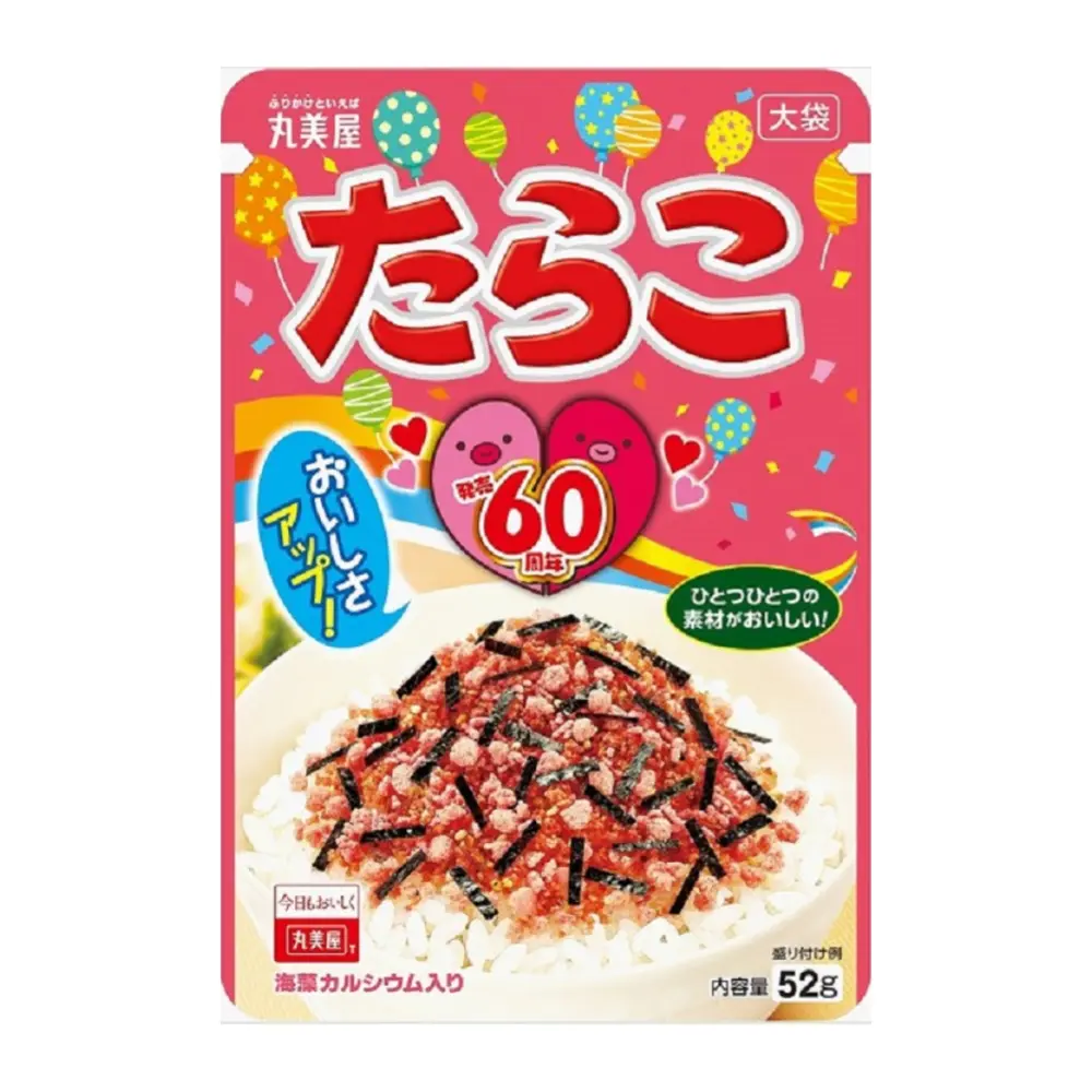 Gia Vị Rắc Cơm Vị Trứng Cá Tuyết, Rice Sprinkles, Cod Roe (25g) - MARUMIYA