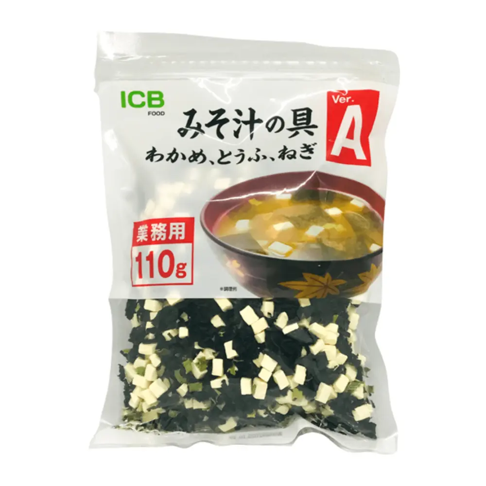 Rong Biển Đậu Hũ Sấy Khô, Wakame Seaweed Soup with Tofu (110g) - ICB FOOD