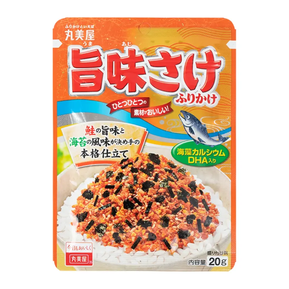 Gia Vị Rắc Cơm Vị Cá Hồi, Rice Sprinkles, Salmon (20g) - MARUMIYA