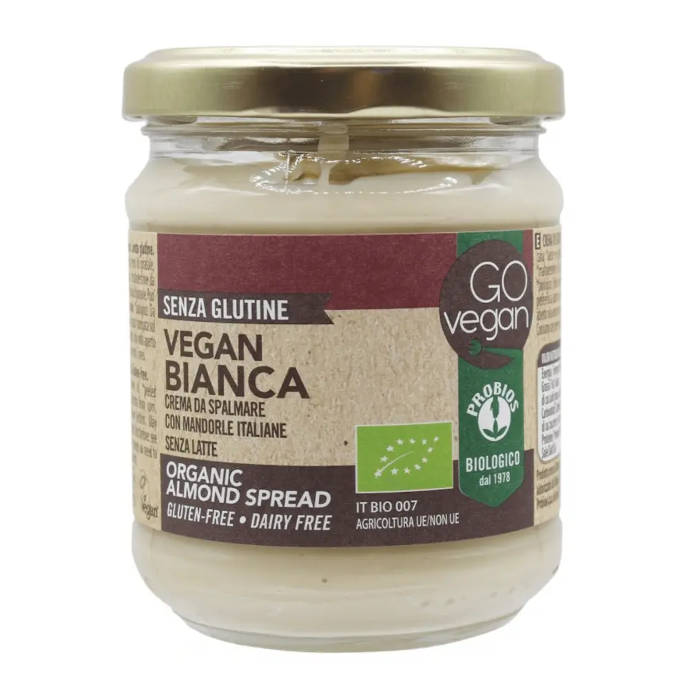 Bơ Kem Hạnh Nhân Cacao Hữu Cơ, Organic Almond Spread (200g) - PROBIOS