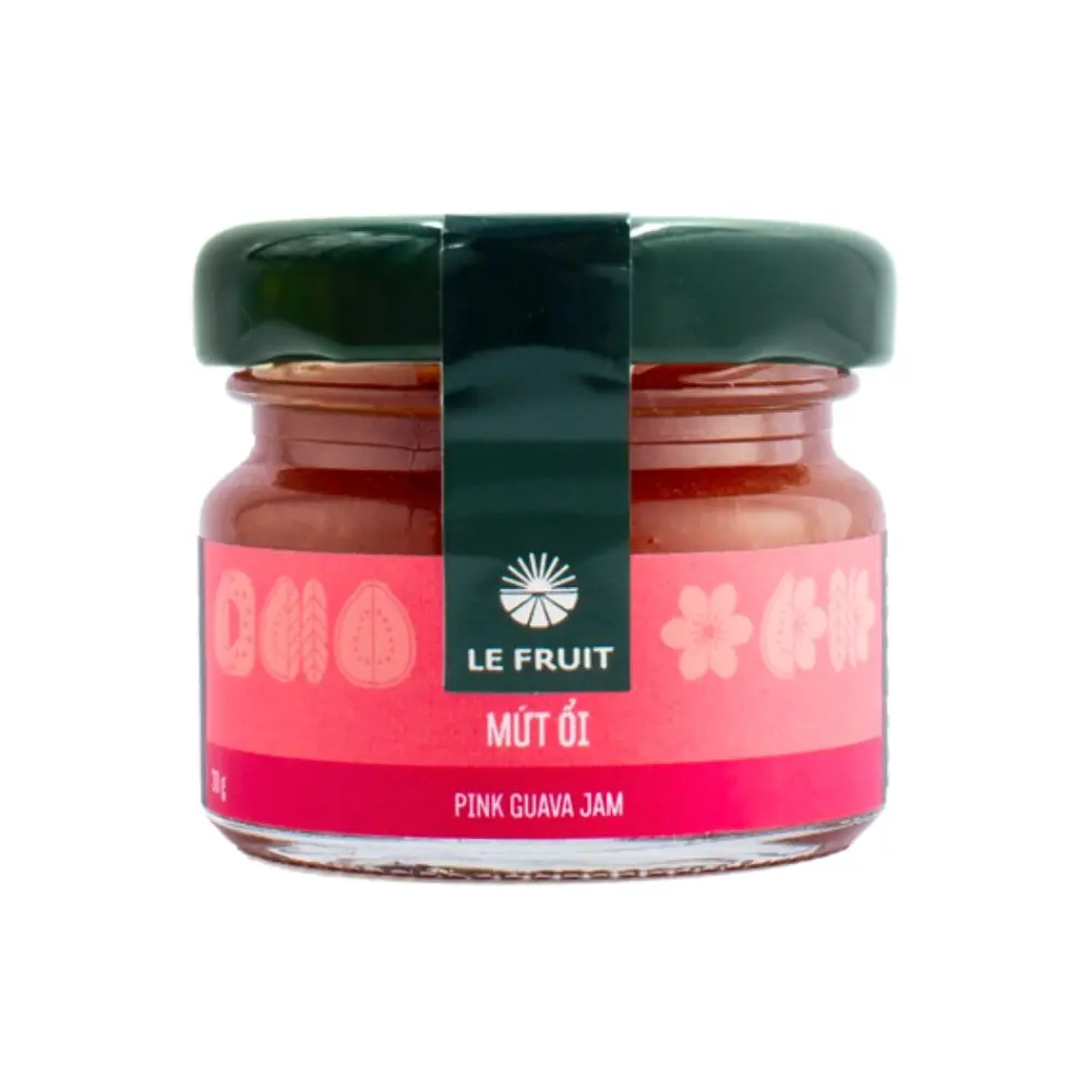 Mứt Ổi Hồng, Pink Guava Jam (30g) - LE FRUIT