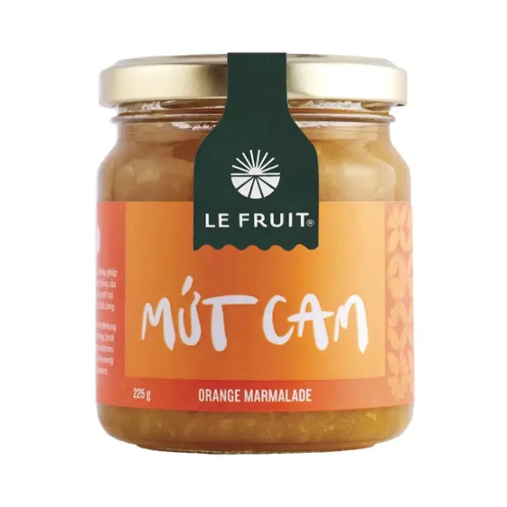 Mứt Cam, Orange Marmalade (225g) - LE FRUIT