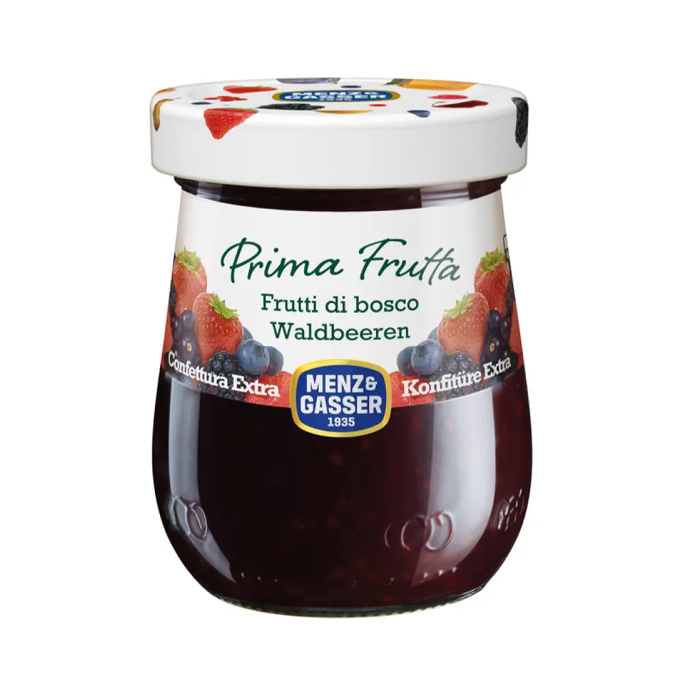 Mứt Trái Cây Rừng, Prima Frutta, Mixed Fruit Jam (340g) - MENZ & GASSER