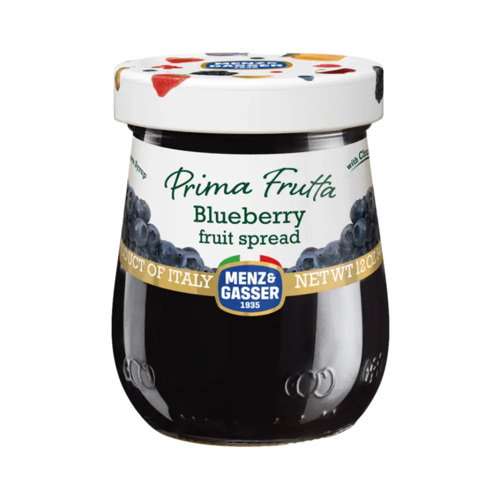 Mứt Việt Quất, Prima Frutta, Blueberry Jam (340g) - MENZ & GASSER