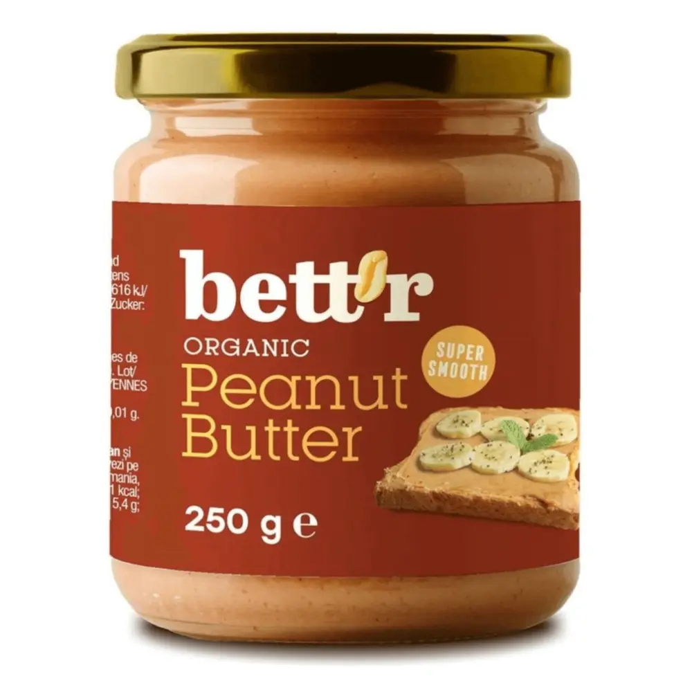 Bơ Đậu Phộng Hữu Cơ, Organic Peanut Butter (250g) - BETT'R