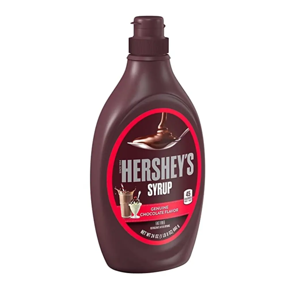 Siro Socola, Hershey`s Syrup, Genuine Chocolate Flavor, 24 oz (680g) - HERSHEY'S