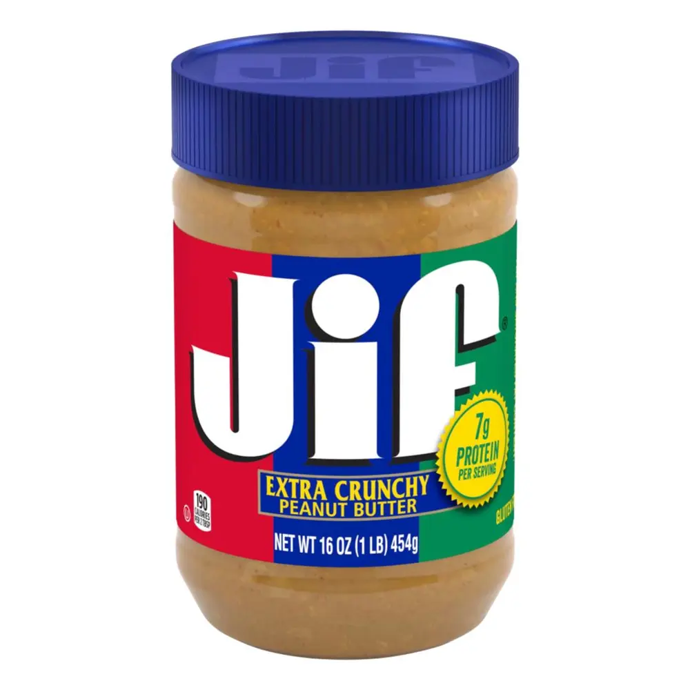 Bơ Đậu Phộng Hạt, Extra Crunchy Peanut Butter, 16 oz (454g) - JIF