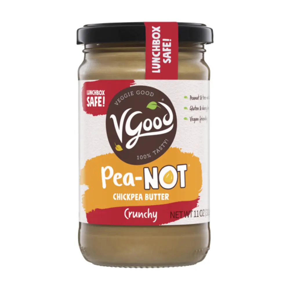 Bơ Đậu Gà Hạt, Pea-Not, Chickpea Butter, Crunchy (310g) - VGOOD