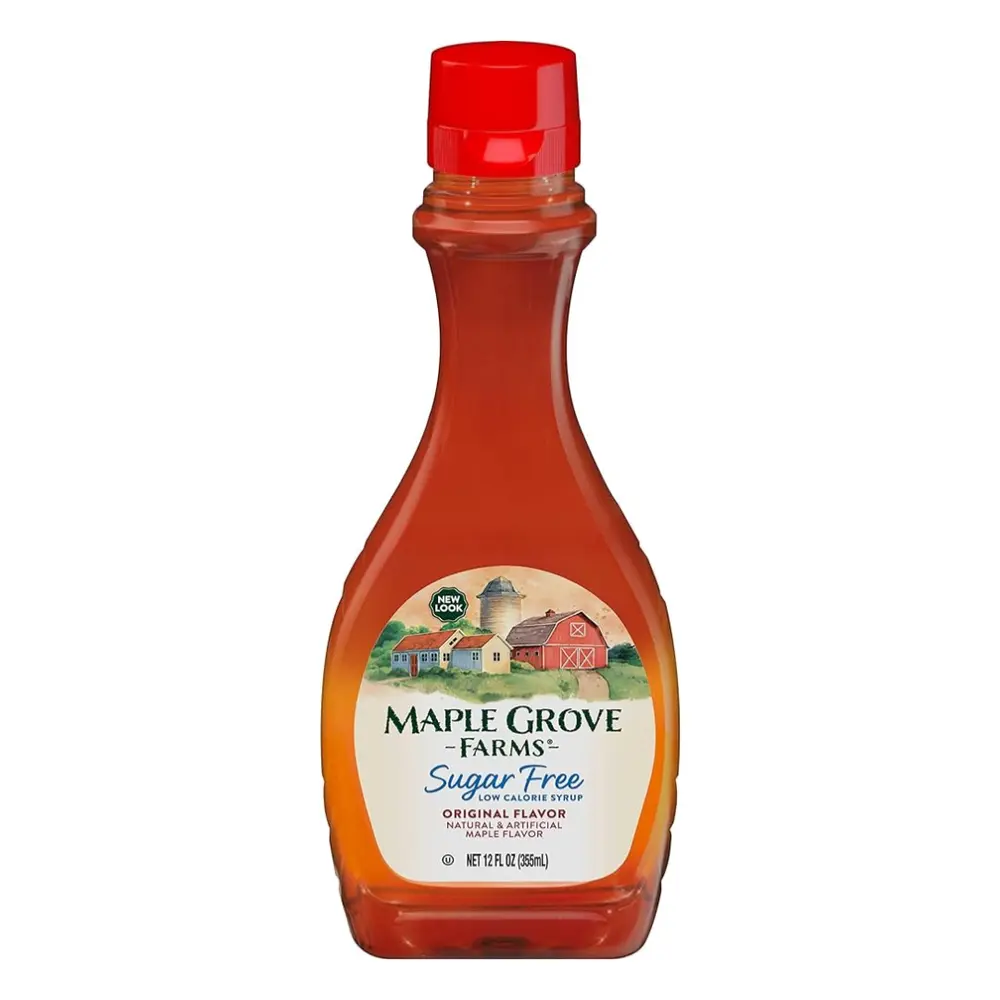 Siro Hương Cây Phong Không Đường, Sugar Free Low Calorie Syrup, Original Flavor, 12 fl oz (355ml) - MAPLE GROVE FARMS