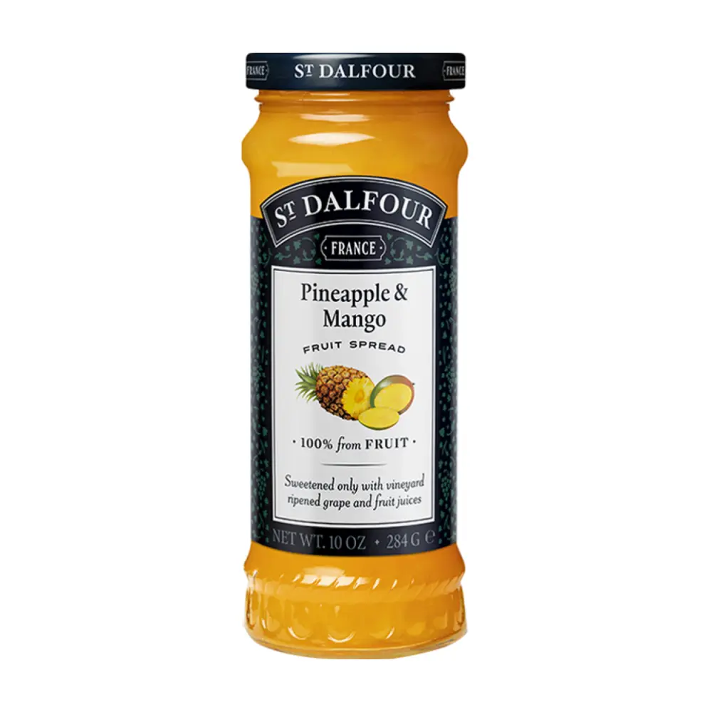 Mứt Dứa & Xoài, Pineapple & Mango Fruit Spread, 100% from Fruit, 10 oz (284g) - ST DALFOUR