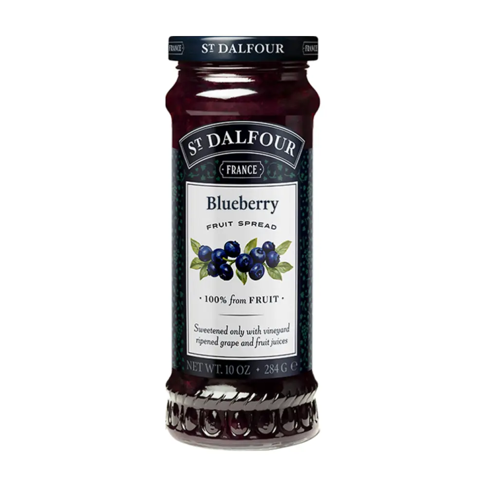 Mứt Việt Quất, Blueberry Fruit Spread, 100% from Fruit, 10 oz (284g) - ST DALFOUR