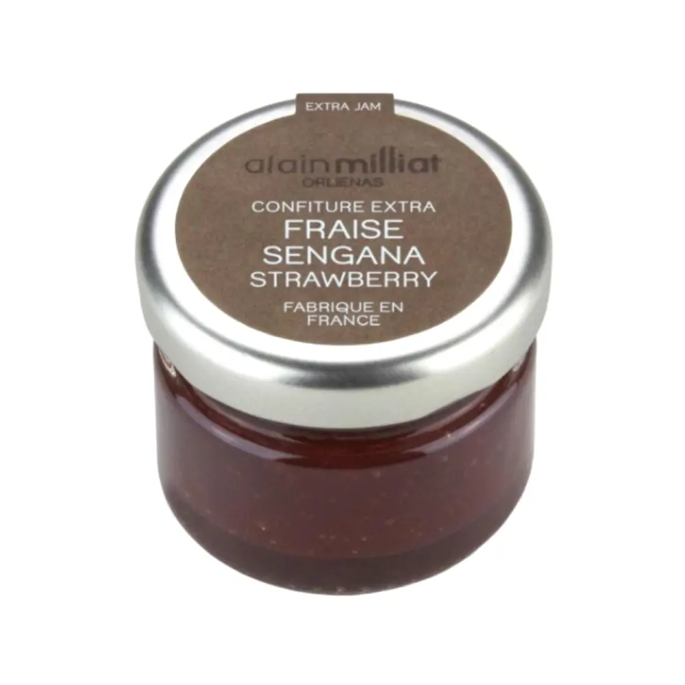 Mứt Dâu, Sengana Strawberry Extra Jam (28g) - ALAIN MILLIAT