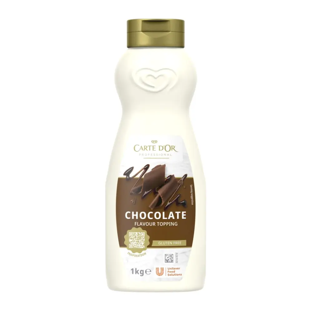 Siro Socola, Carte D`Or, Chocolate Flavour Topping, Gluten Free (1kg) - WALL'S