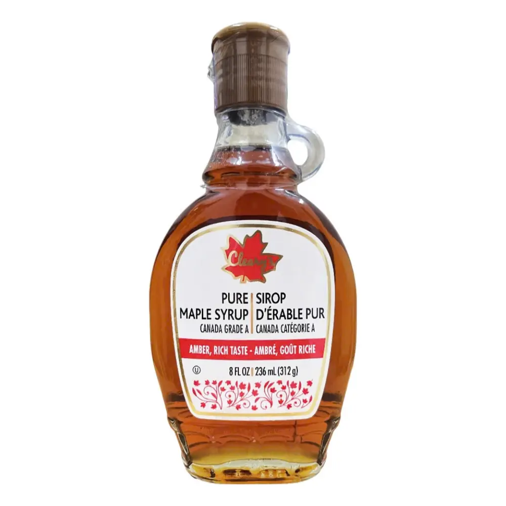 Siro Lá Phong Nguyên Chất, Pure Maple Syrup, Canada Grade A, 8 fl oz (236ml) - CLEARY'S