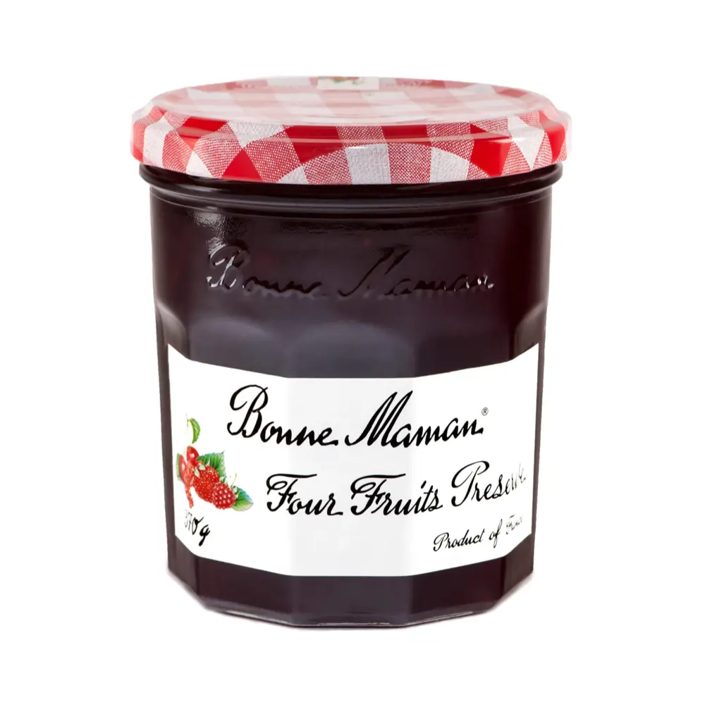 Mứt 4 Loại Trái Cây, Four Fruits Preserve (370g) - BONNE MAMAN