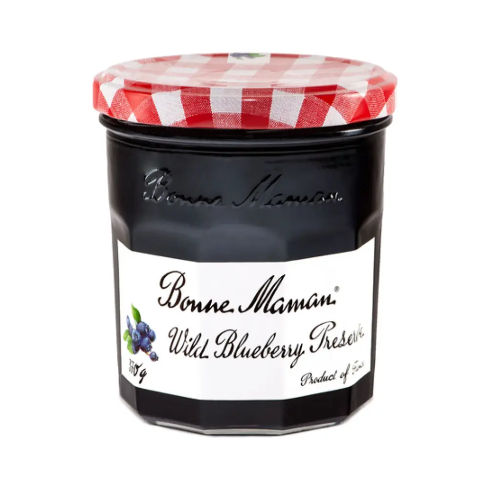 Mứt Việt Quất Rừng, Wild Blueberry Preserve (370g) - BONNE MAMAN