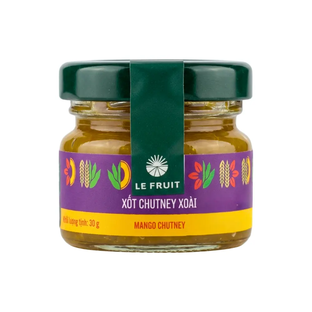 Xốt Chutney Xoài, Mango Chutney (30g) - LE FRUIT