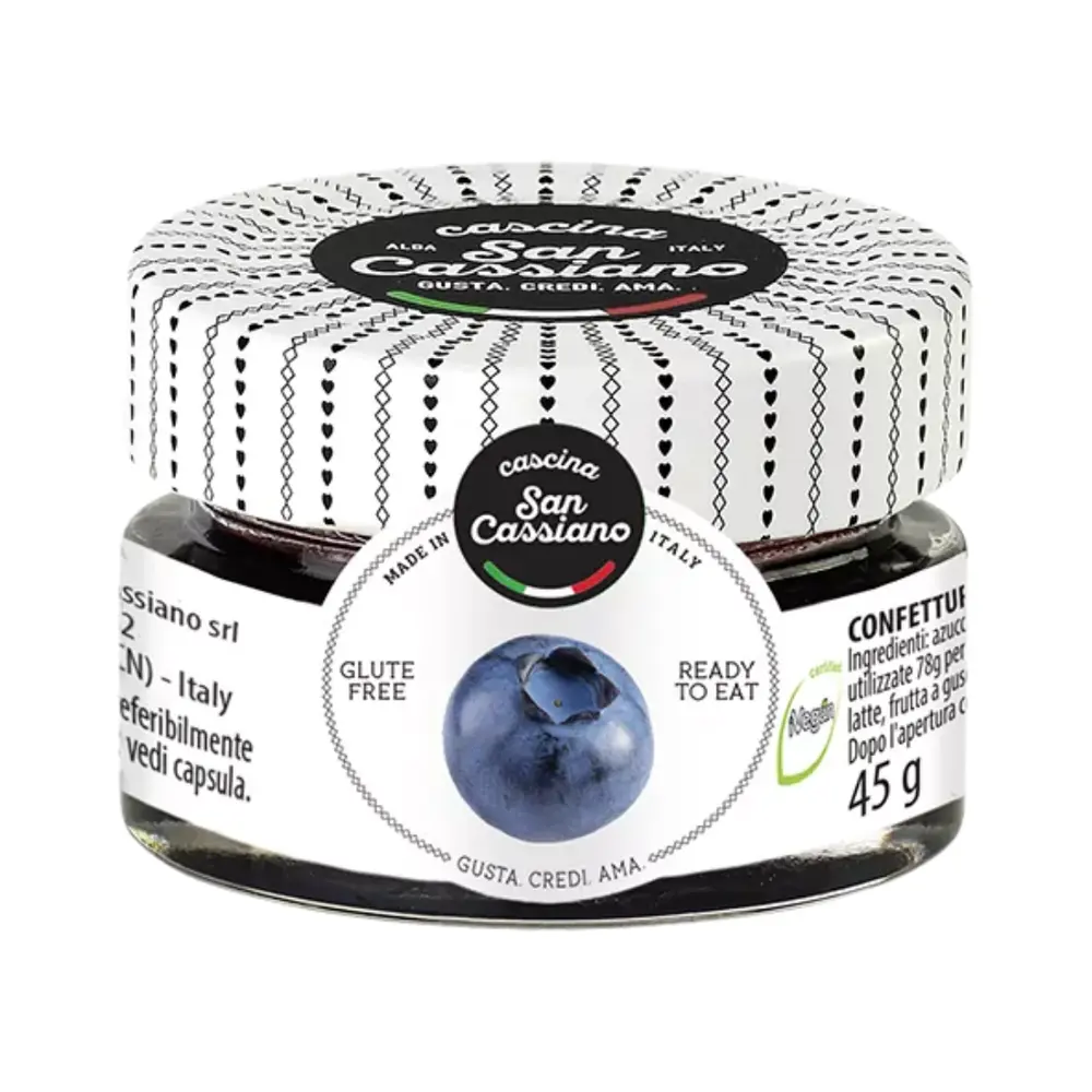 Mứt Việt Quất, Blueberry Extra Jam (45g) - CASCINA SAN CASSIANO