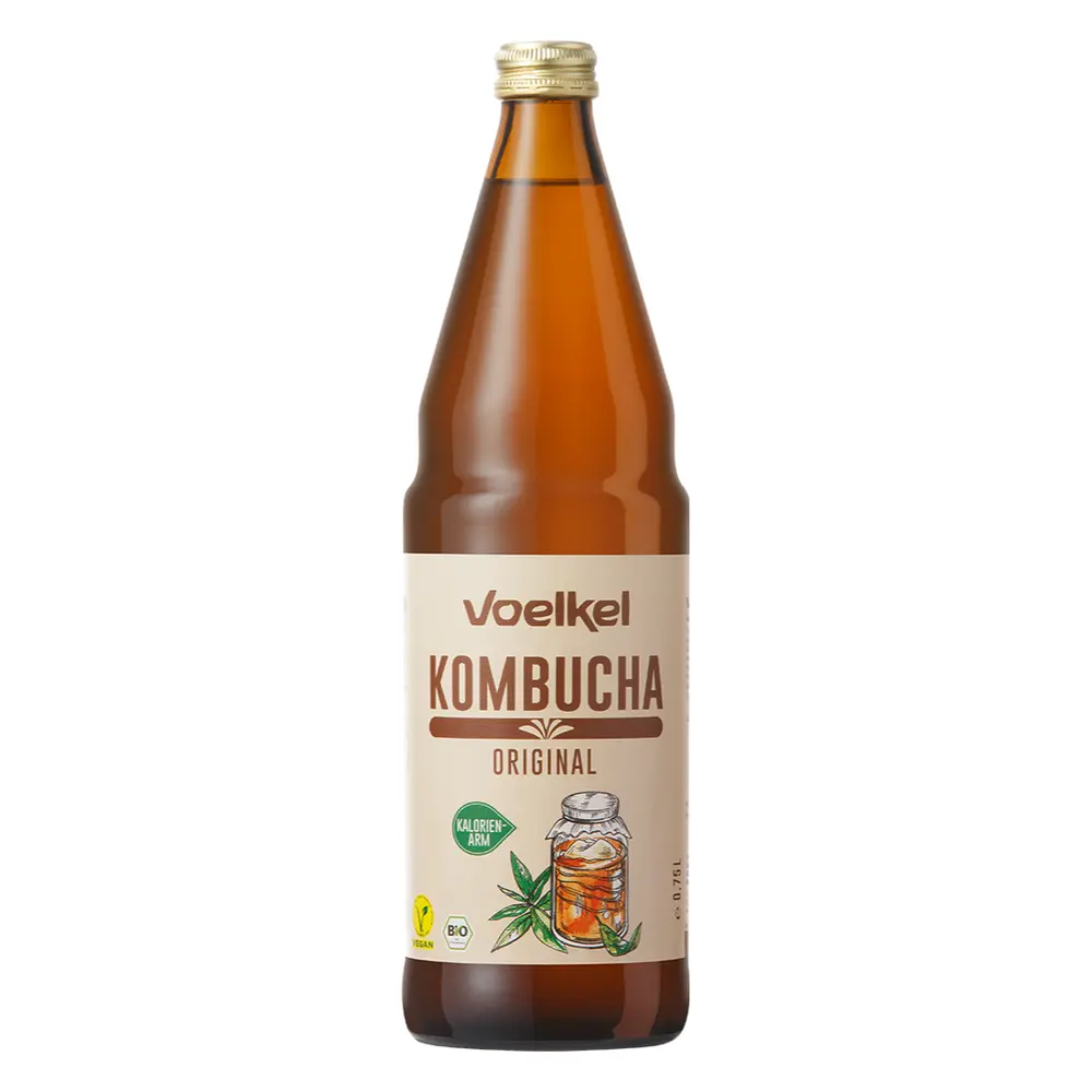 Trà Kombucha Hữu Cơ, Original Kombucha (750ml) - VOELKEL