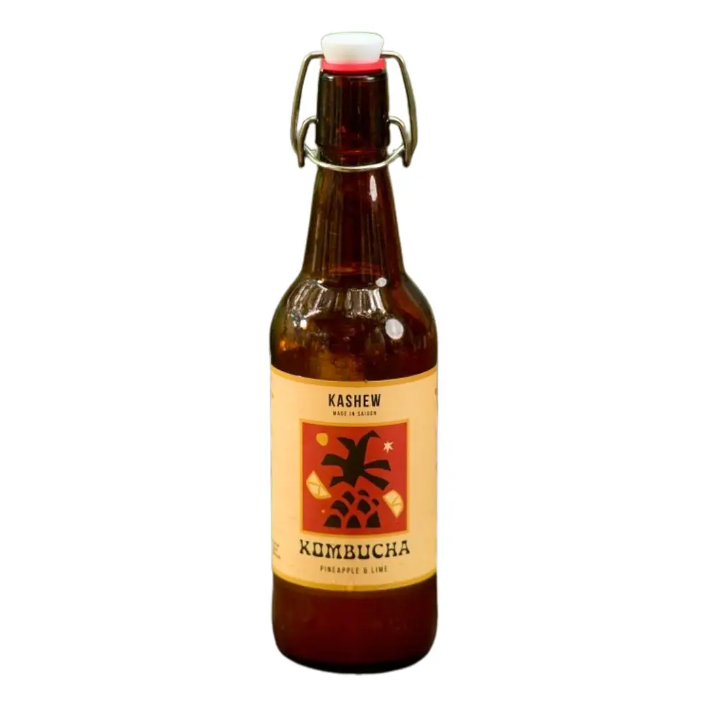 Kombucha Vị Chanh Dứa, Kombucha, Pineapple Lime (330ml) - KASHEW