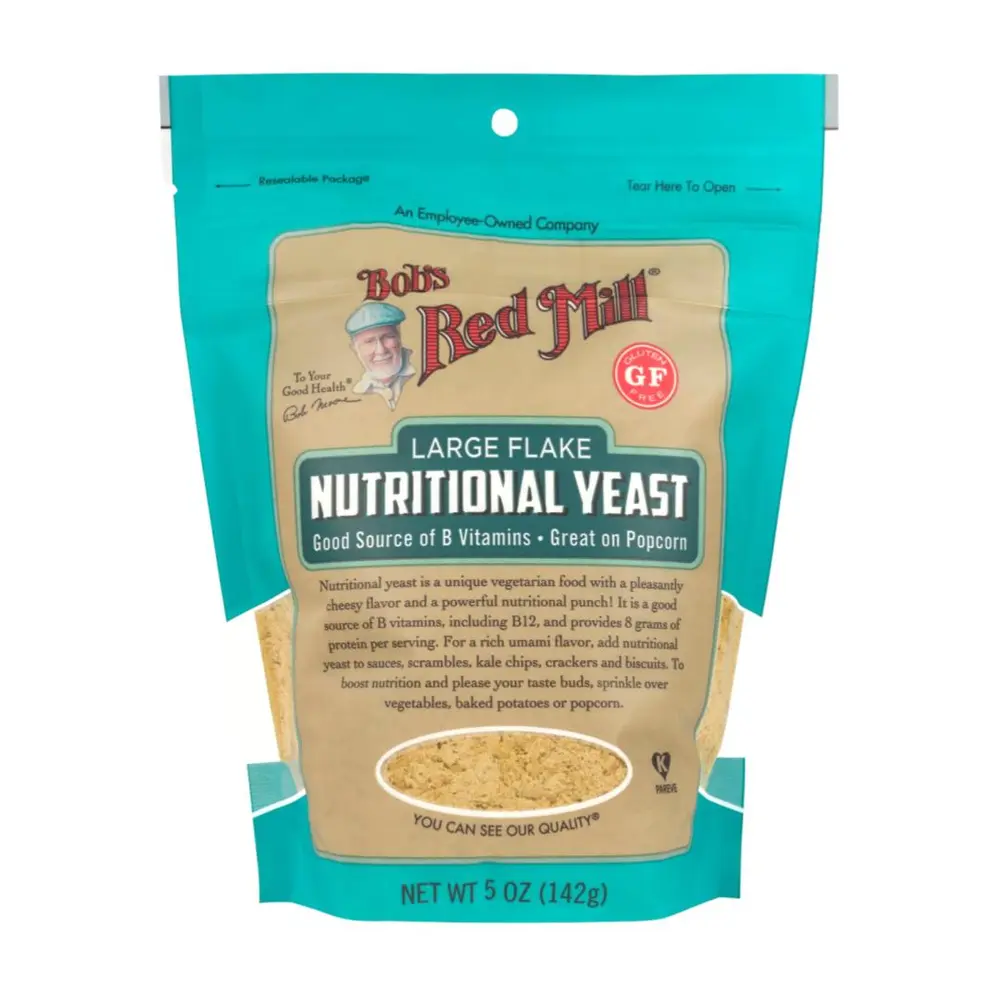 Men Dinh Dưỡng, Large Flake Nutritional Yeast, 5 oz (142g) - BOB'S RED MILL