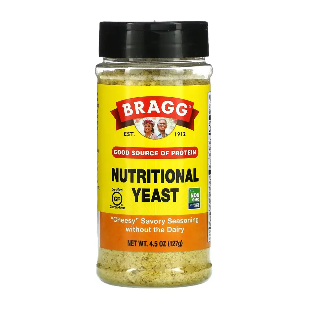 Men Dinh Dưỡng, Nutritional Yeast, Gluten Free, 4.5 oz (127g) - BRAGG
