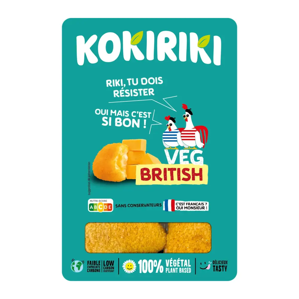 Gà Viên Chiên Kiểu Anh Thuần Chay Đông Lạnh, Vegan British Nuggets (200g) - KOKIRIKI