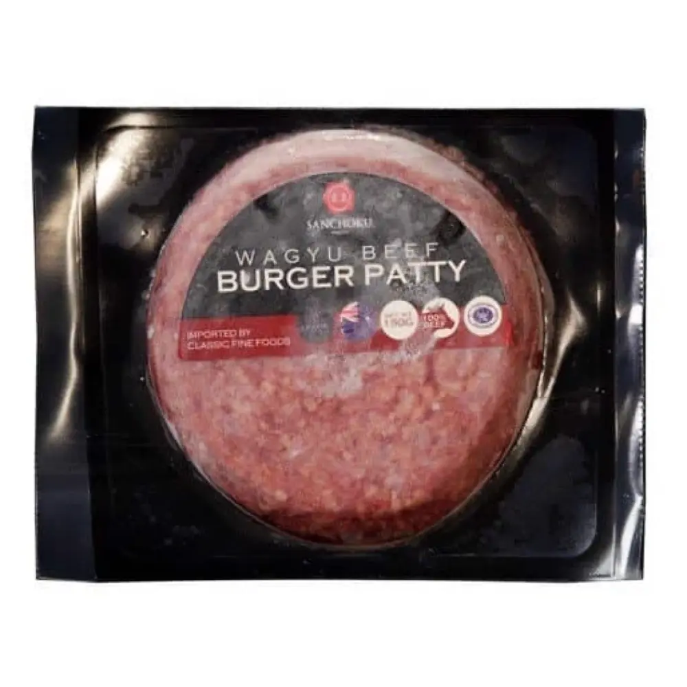 Thịt Bò Burger, Sanchoku Wagyu Burger Patty (150g) - STANBROKE
